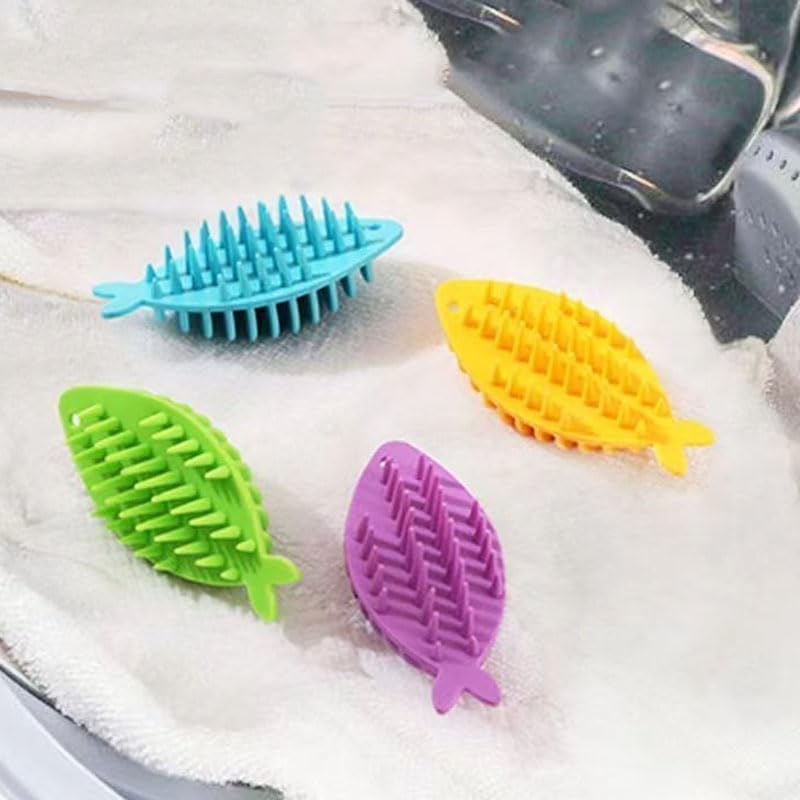 Jehoshaphat 8-Pack Soft Washing Balls for Washing Machine & Dryer, Anti-Tangle Knot Reduction, Wrinkle Care, No Electricity Required