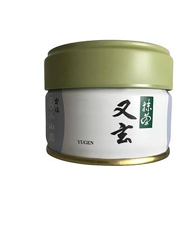 Yugen Matcha - Ceremonial Grade, Stone-Ground 20g Can - Premium Japanese Green Tea from Uji Kyoto for Usucha, Lattes, or Gifting