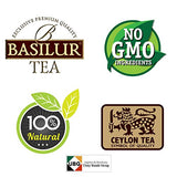 Basilur | Romantic Music Tin | Music Concert Collection | Pure Ceylon Green Tea with pineapple, rose petals, and flavors coffee & vanilla | Metal