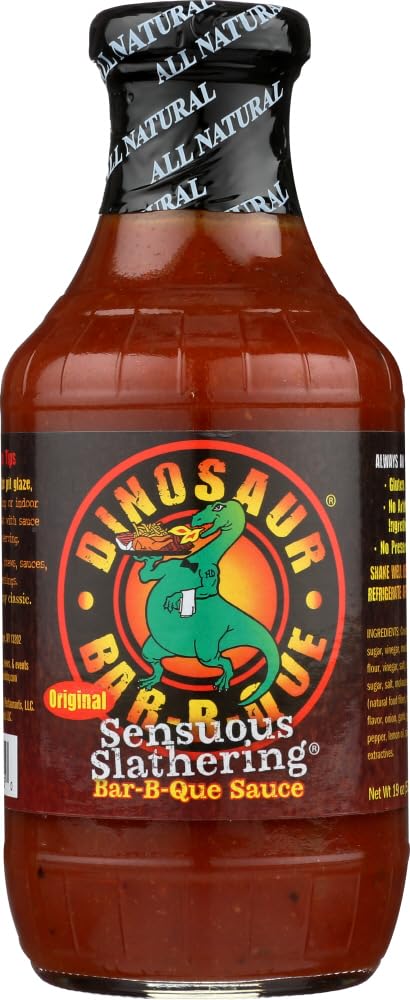 Dinosaur Bar-B-Que Sensuous Slathering BBQ Sauce 19oz (2 Pack) - SET OF 2
