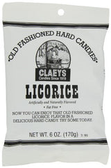Claeys Old Fashioned Licorice Hard Candy 6 oz.