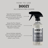 Doozy All Surface Pre-Cleaner - Pre Treatment to Easily Remove Built Up Grease, Grime, Dirt, Wax & Oil on Furniture, Wood, Glass, Plastic, Metal