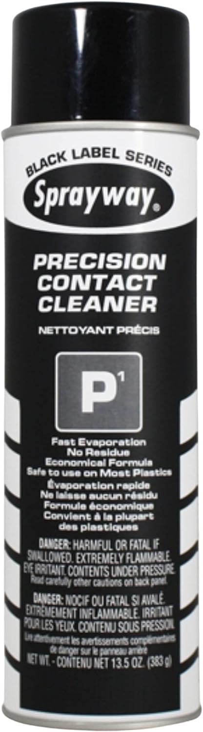 Sprayway SW293 P1 Precision Contact Cleaner, 13.5oz