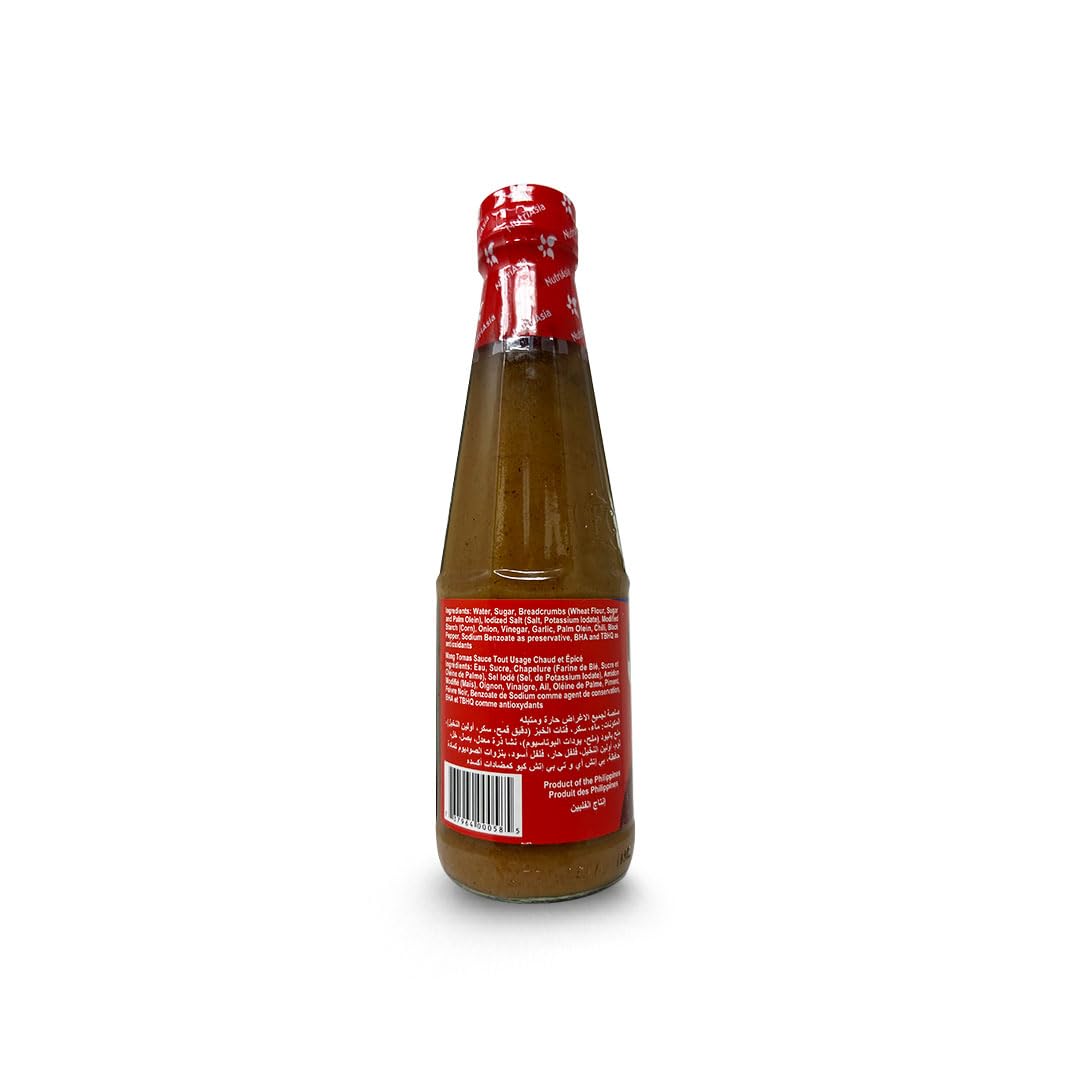 Mang Tomas All Purpose Sauce Pack of Three Hot & Spicy 11.64 Oz Per Bottle
