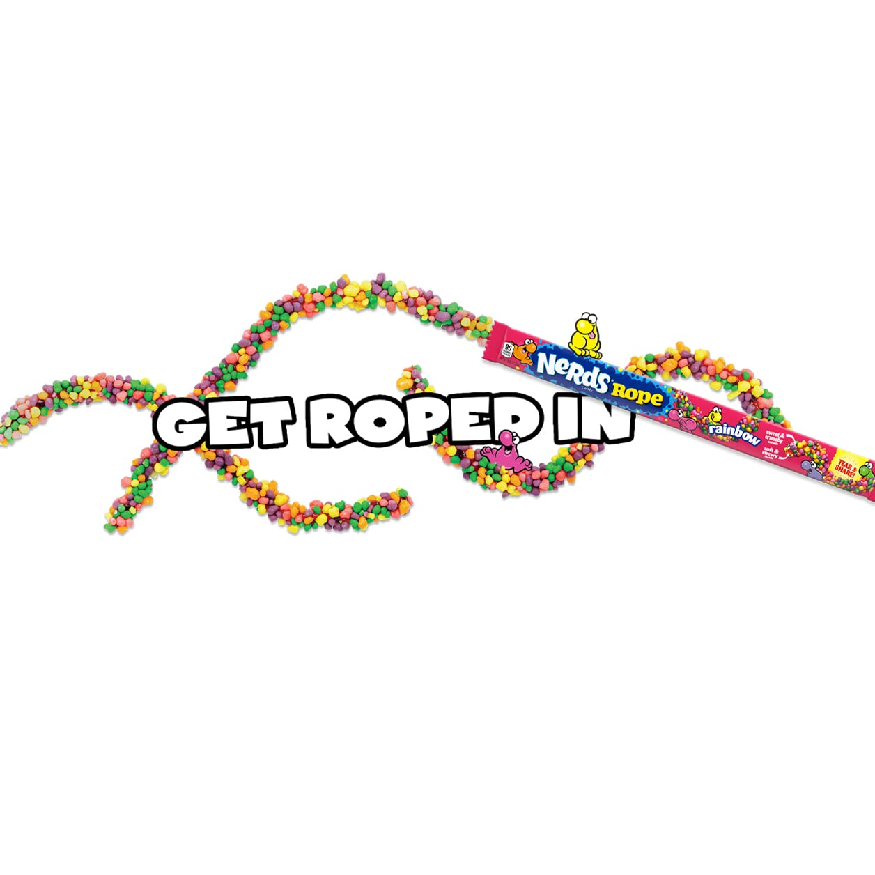 Nerds Rope Variety Pack (12 Count) Very Berry & Rainbow - 0.92oz, Bulk Individually Wrapped Nerd Ropes Candy, Chewy Gummies - By Dr. Variety