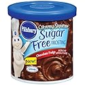 Pillsbury Creamy Supreme Reduced Sugar Chocolate Fudge Frosting, 15-Ounce (Pack of 6)