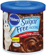 Pillsbury Creamy Supreme Reduced Sugar Chocolate Fudge Frosting, 15-Ounce (Pack of 6)