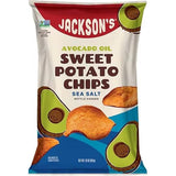 Jackson's Sweet Potato Chips, Avocado Oil, Sea Salt, Kettle Cooked CLEAN SNACK KETO SNACK NON GMO VEGAN GLUTEN FREE KOSHER PALEO SNACK 16 OZ 1 BAG