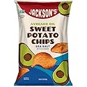 Jackson's Sweet Potato Chips, Avocado Oil, Sea Salt, Kettle Cooked CLEAN SNACK KETO SNACK NON GMO VEGAN GLUTEN FREE KOSHER PALEO SNACK 16 OZ 1 BAG