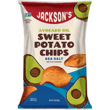 Jackson's Sweet Potato Chips, Avocado Oil, Sea Salt, Kettle Cooked CLEAN SNACK KETO SNACK NON GMO VEGAN GLUTEN FREE KOSHER PALEO SNACK 16 OZ 1 BAG