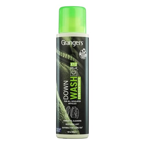Granger's Down Wash - 10 fl oz (300ml) | Concentrated Technical Cleaner for Down Jackets, Sleeping Bags & Bedding - Restores Loft & Thermal Efficiency