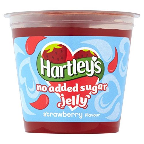 Hartley's Jelly Pot Strawberry No Added Sugar 115g - Pack of 2