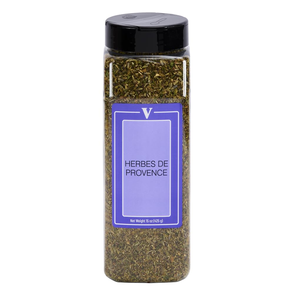 Victoria Taylor Herbes De Provence Seasoning, Classic French Herbs De Provence Herb De Provence Blend with Lavender, Rosemary, Thyme, Basil, 16.5 oz