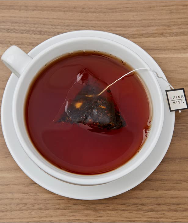 China Mist Full Leaf Tea Satchets, Cranberry Blood Orange, Flavored Black Tea with Other Natural Flavor (1 box)
