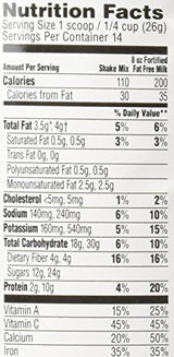 SlimFast Original Strawberries & Cream Meal Replacement Shake Mix - Weight Loss Powder - 12.83 Oz. Canister - 14 Servings - Pantry Friendly