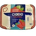 Dixie Ultra Disposable Paper Cutting Boards, 10-Count 10” x 13” Large Boards for Kitchen Meal Prep