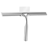 YAHENLI Shower Squeegees Stainless Steel with Self Adhesive Hook Window Squeegees for Shower Doors Bathroom Mirror Wiper, Window Glass Cleaning