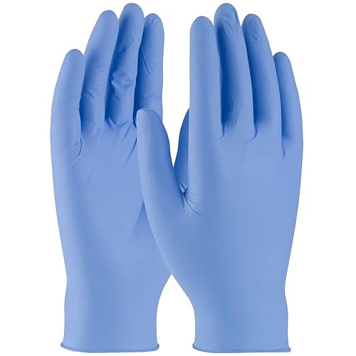 Ambi-dex Octane Disposable Nitrile Glove, Powder Free with Textured Grip 3 mil 63-230PF Blue L