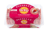 Reko Pizzelle Authentic Italian Style Waffle Cookie, Strawberry, 6 Ounce (Pack of 1)