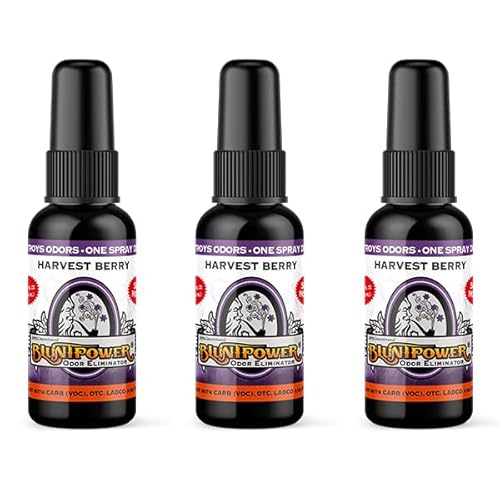 BluntPower Concentrated Odor Eliminator and Diffuser Oil - Room Deodorizer, Odor Eliminator, and Smoke Eliminator Spray - Premium Oil Based Air
