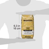 Mantova Italian Bronze Die Orzo Pasta - 100% Durum Wheat Semolina Bronze Die Orzo - 16 Oz - Product Of Italy (Pack of 6)