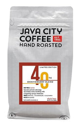 Java City 40th Anniversary Blend Dark Roast Ground Coffee, 12 oz | Smooth & Rich Flavor