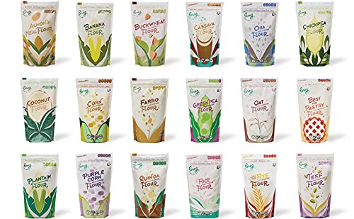 Pereg Chickpea Flour (16 Oz) - Multipurpose Flour - Naturally Gluten Free - Non GMO - For Cooking, Baking, Coating & Thickening - Ground Gram Flour