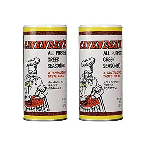 Cavender's All Purpose Greek Seasoning - 8 oz (pack of 2) Includes Cavenders Exclusive Recipe Insert