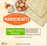 Manischewitz Matzos, Egg & Onion, 10 oz