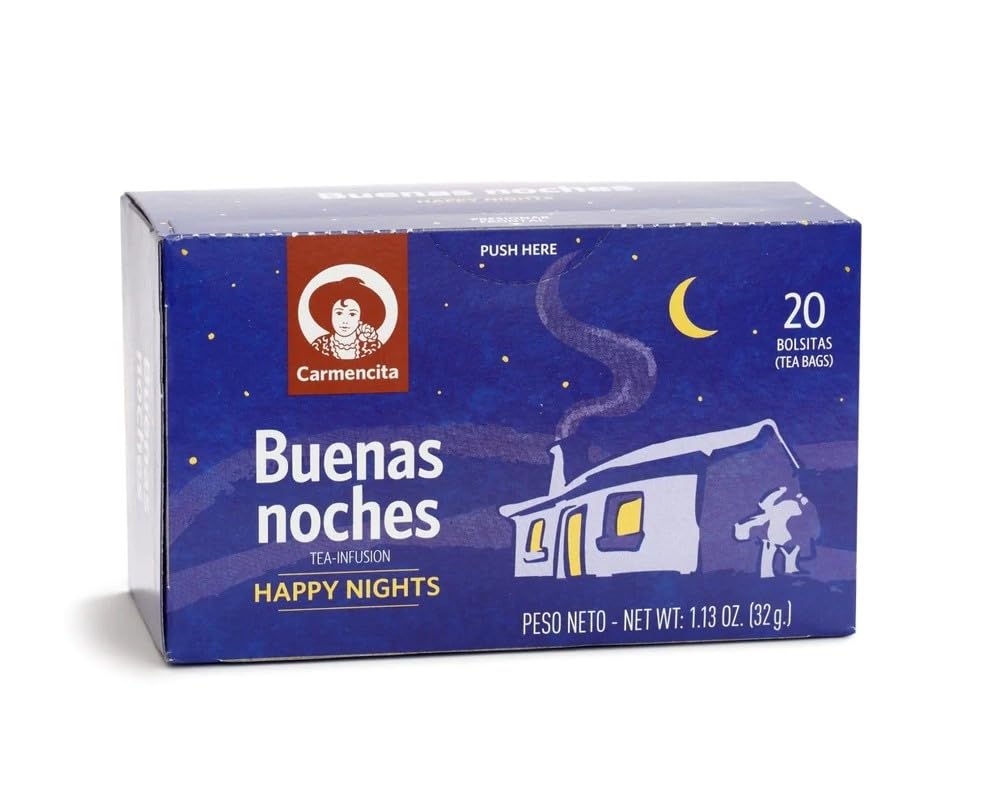 Carmencita. Happy Nights Tea Infusion. Buenas Noches (20 bags). 32g (1.13oz).