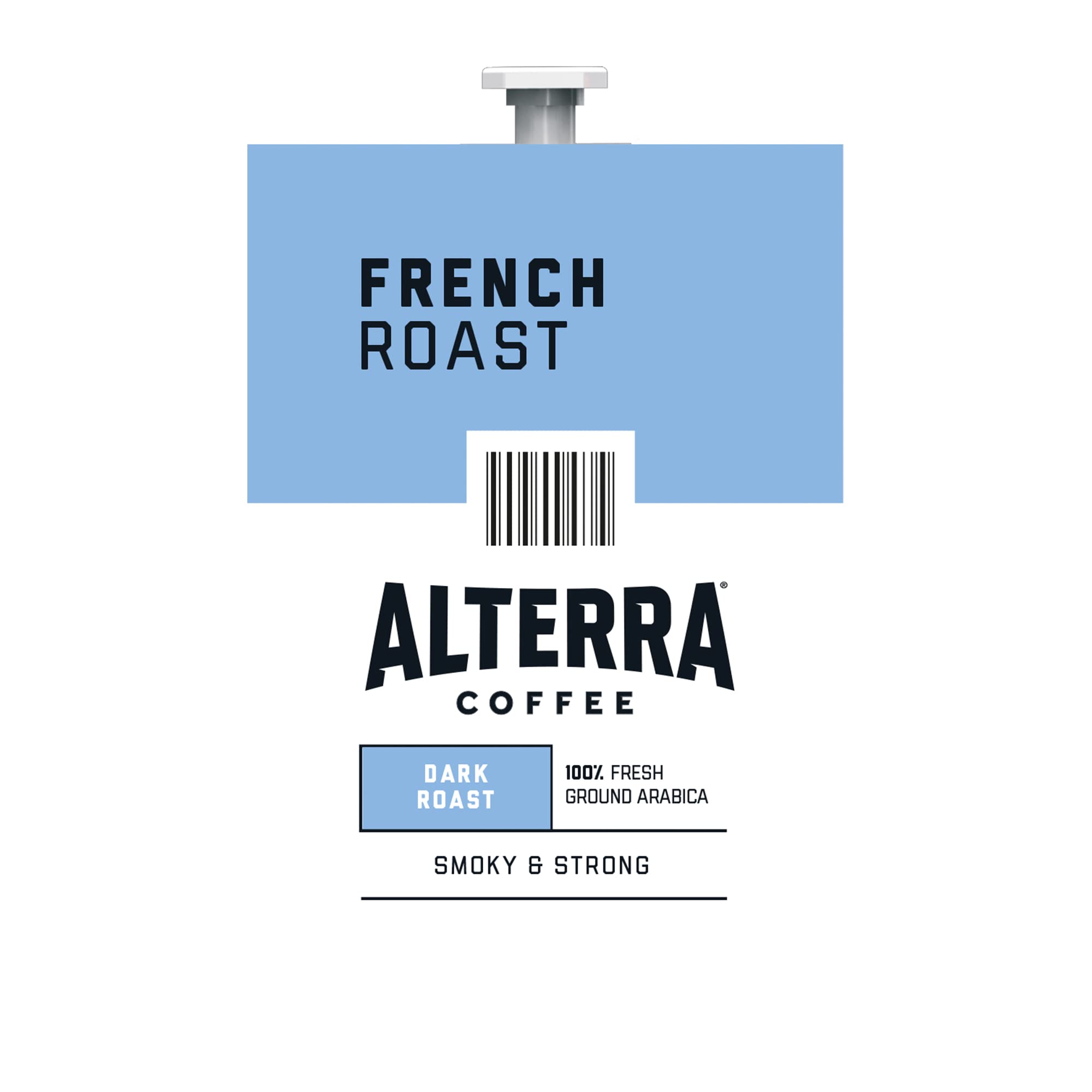 ALTERRA Coffee French Roast Single Serve Freshpacks for MARS DRINKS FLAVIA Brewer, 20 Packets