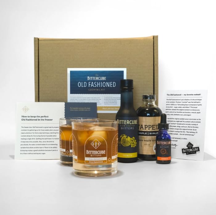 Bittercube Bitters Gift Set Variety Pack for Cocktails (Old Fashioned Kit)