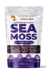 Purple Irish Sea Moss | Organic Irish Moss Raw | Wildcrafted & Sun-Dried from St. Lucia | 100% Natural | High in Nutrients & Minerals | Makes 50oz+