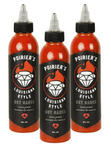Heatonist Poirier's Louisiana Style Hot Sauce - 3-Pack 6 Fl Oz (Pack of 3)