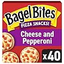 Bagel Bites Mini Pizza Bagel Frozen Snacks, 1 Box, for After-School and Late Night Snacking, Cheese and Pepperoni, No High-Fructose Corn Syrup and No