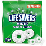 Life Savers, Wint-O-Green Summer Candy Individually Wrapped Hard Mints, Sharing Size, 13 Ounce