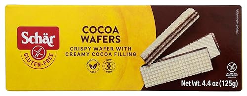 Schar Cocoa Wafer Gluten Free -- 4.4 oz (Pack of 4)