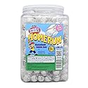 Dubble Bubble Home Run Baseball Bubble Gum Gumballs, 240-Count Jar