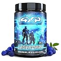 4XP Legendary Blue Raspberry Gaming Energy Drink Mix| Low-Cafeine Nootropic Powder with B Vitamins & Bold Blue Raspberry Flavor for Gamers |