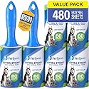 PetLovers Lint Rollers for Pet Hair Extra Sticky 6 Pack - Lint Remover for Clothes