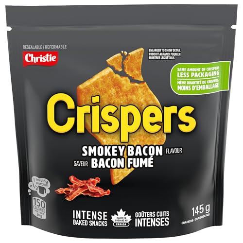 Christie Crispers Smokey Bacon Flavored Crackers 145g/5.1 oz