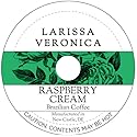 Raspberry Cream Brazilian Coffee (Single Serve K-Cup Pods) (Gourmet, Naturally Flavored, Whole Coffee Beans) (12 pods, ZIN: 574322)