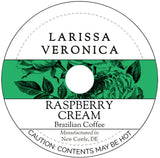 Raspberry Cream Brazilian Coffee (Single Serve K-Cup Pods) (Gourmet, Naturally Flavored, Whole Coffee Beans) (12 pods, ZIN: 574322)