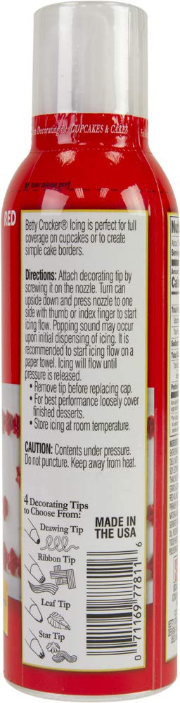 Betty Crocker 77811 Cupcake Icing 8.4oz
