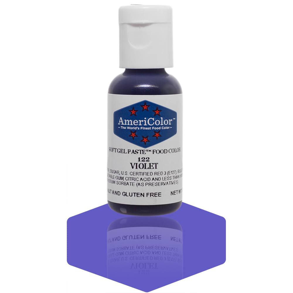 Americolor Soft Gel Paste Food Color, .75-Ounce, Violet