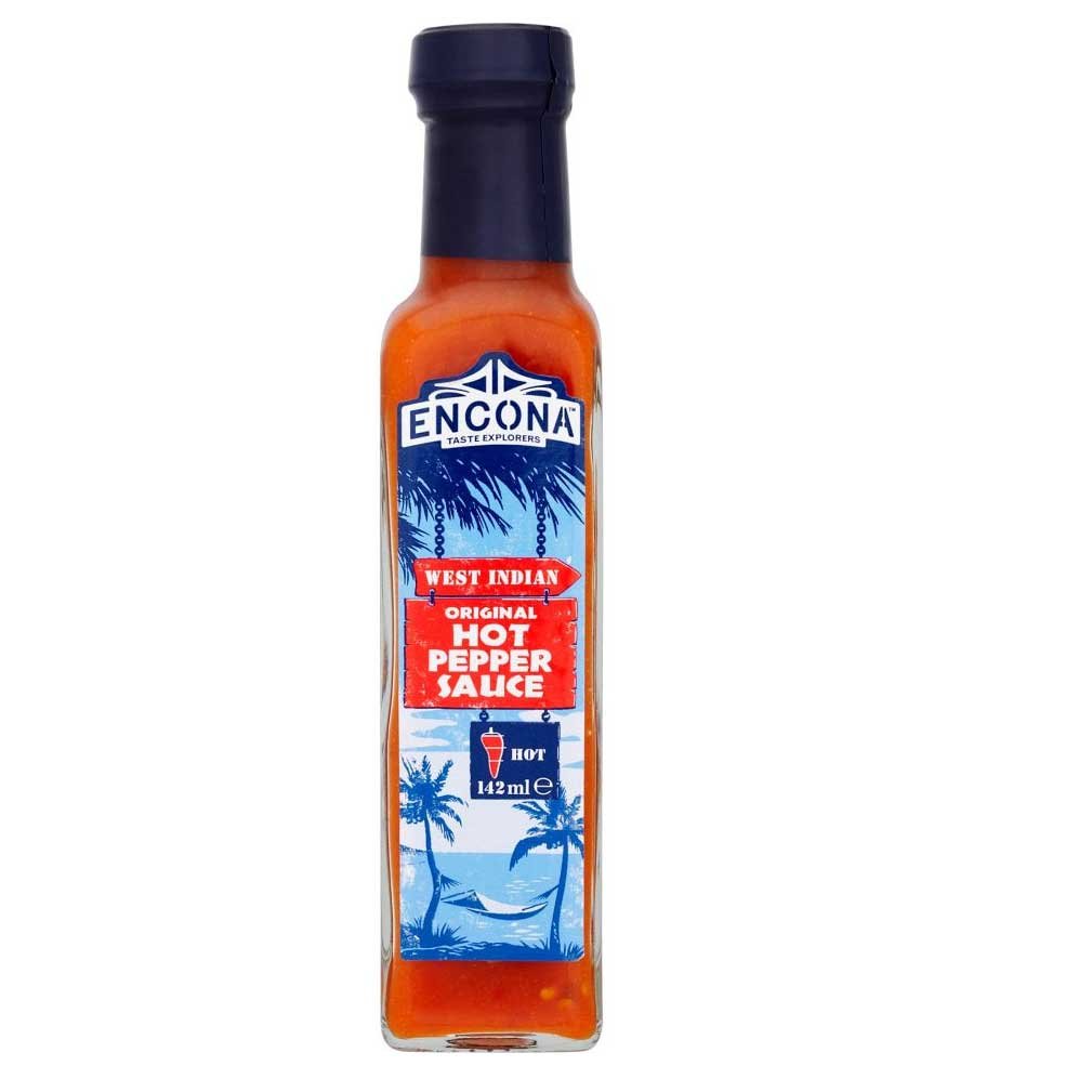 Encona West Indian Hot Pepper Sauce Original 142ml (Enkona West Indian spicy hot pepper sauce Original 142ml)