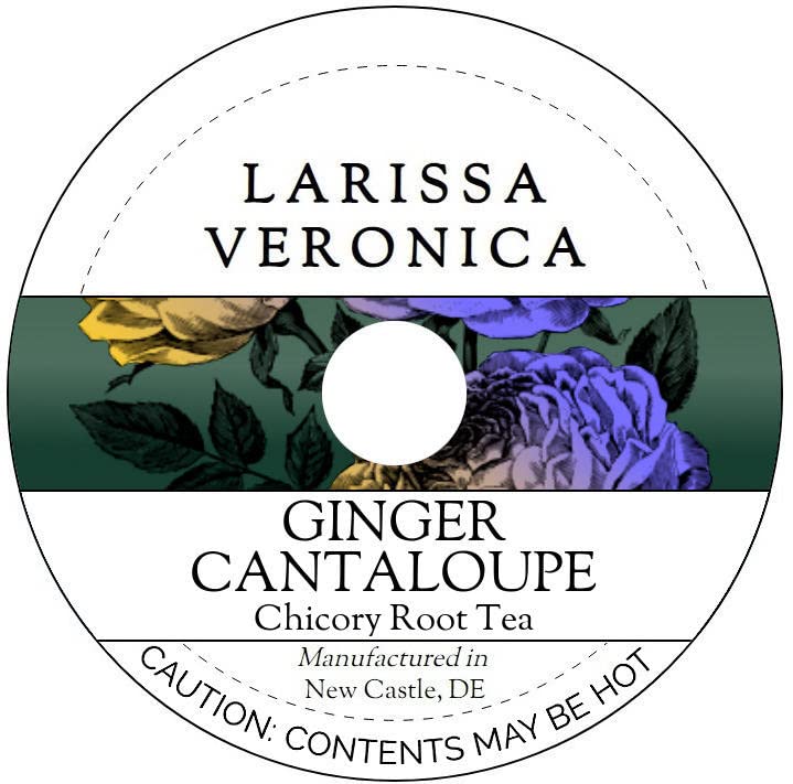 Ginger Cantaloupe Chicory Root Tea (Single Serve K-Cup Pods) (12 pods, ZIN: 575236) - 2 Pack