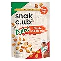 Snak Club Tajin Fiesta Snack Mix, Peanuts, Crunchy Peanuts, Toasted Corn, and Pepitas with Chili and Lime Seasoning, Mild, 11 oz Resealable Bag