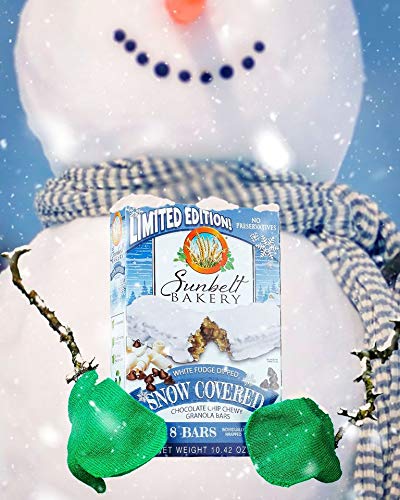 Sunbelt Bakery Snow Covered Chocolate Chip Chewy Granola Bars, Chocolate, 8 Bars (Pack of 5)