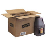 Open Pit Hickory Barbecue Sauce Jug, 1 Gallon -- 4 per Case